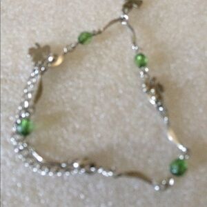 Silver charms bracelet